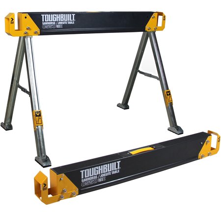 TOUGHBUILT C600 Sawhorse / Jobsite Table, Steel, 36.8" W x 28.5" H TB-C600
